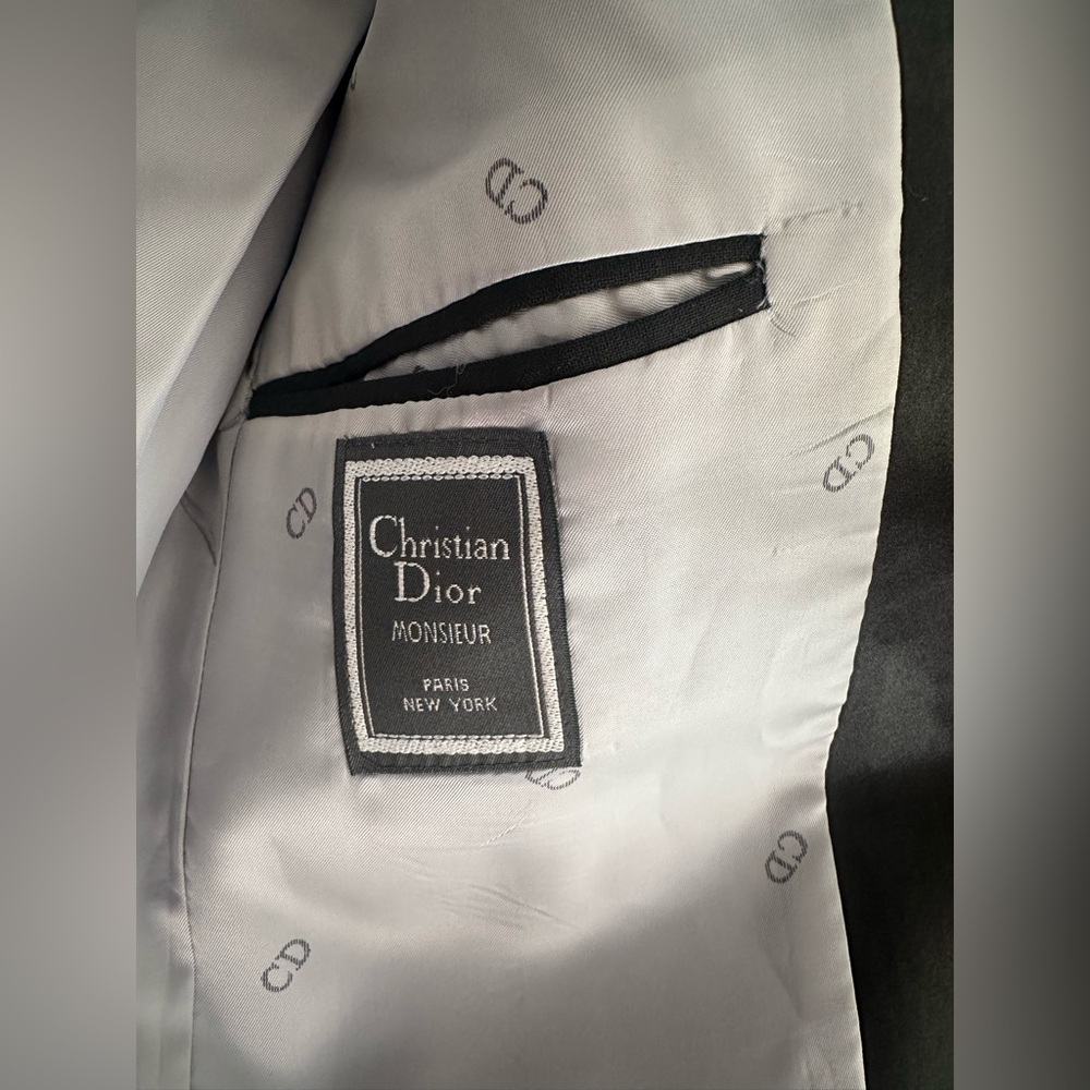 Christan Dior Black suit jacket - Picture 7 of 9